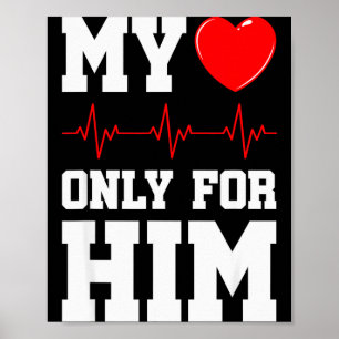 Poster Mon cœur ne bat que pour lui Tapis de couples de l