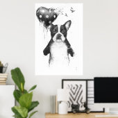 Poster Mon coeur va boum (Bureau à domicile)