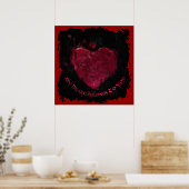 Poster Mon Coeur Vous Appartient La Saint Valentin Romant (Cuisine)
