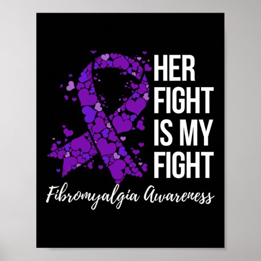Poster Mon combat contre la fibromyalgie 2 (Devant)