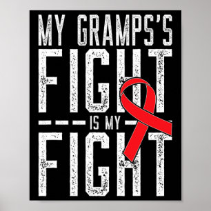 Poster Mon combat de groupe est ma lutte contre le cancer