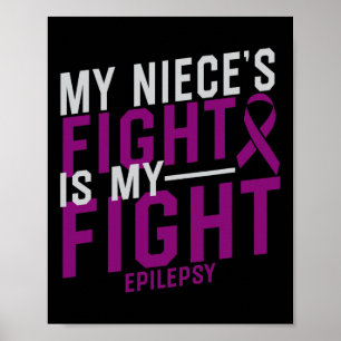 Poster Mon combat de nièce est ma lutte contre l'épilepsi