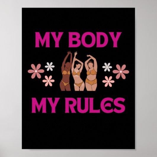 Poster Mon corps Mes règles Sticker (Devant)