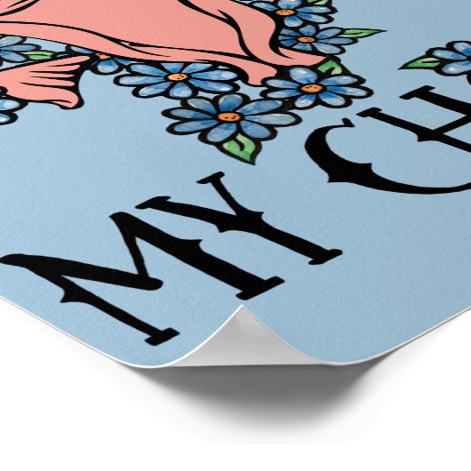 Poster Mon corps Mon choix Féministe Pro-choix (Coin)