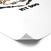 Poster Mon Costume Boo Chihuahua Avec Mains Coeurs Squele (Coin)