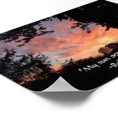 Poster Mon coucher de soleil (Coin)