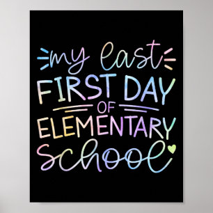 Poster Mon Dernier Premier Jour De L'École Primaire De Re