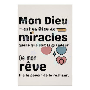 Poster Mon Dieu