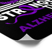 Poster Mon Dieu est plus fort que la conscience d'Alzheim (Coin)