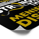 Poster Mon Dieu est plus fort que la maladie de Meniere (Coin)