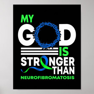 Poster Mon Dieu Est Plus Fort Que La Neurofibromatose