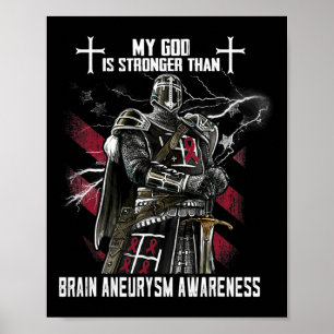 Poster Mon Dieu Est Plus Fort Que La Sensibilisation À L'