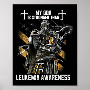 Poster Mon Dieu Est Plus Fort Que La Sensibilisation À La