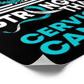 Poster Mon Dieu Est Plus Fort Que La Sensibilisation Au C (Coin)