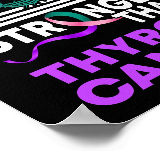 Poster Mon Dieu Est Plus Fort Que La Sensibilisation Au C (Coin)