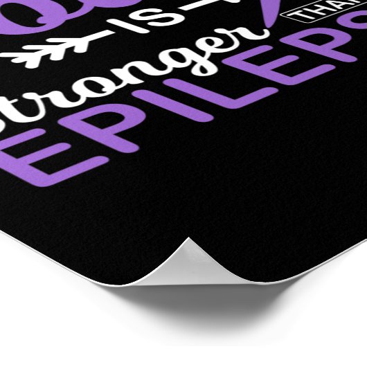 Poster Mon Dieu Est Plus Fort Que Le Guerrier De Sensibil (Coin)