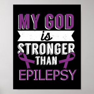 Poster Mon Dieu Est Plus Fort Que Le Mois De Sensibilisat