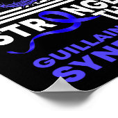 Poster Mon Dieu est plus fort que le syndrome de Guillain (Coin)