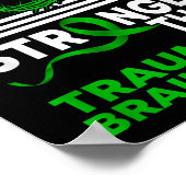 Poster Mon Dieu Plus Fort Que La Blessure Traumatique Du  (Coin)