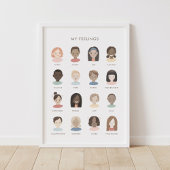 Poster Mon émotion Graphique Décor de salle de classe