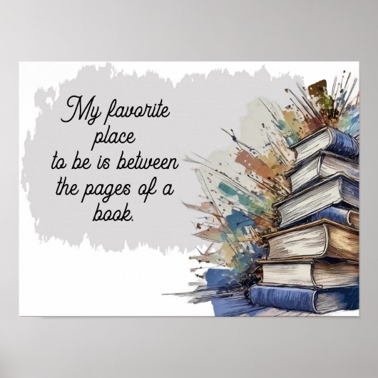 Poster Mon endroit préféré pour (Devant)