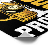 Poster Mon Équipe De Boissons A Un Problème De Pool Billa (Coin)