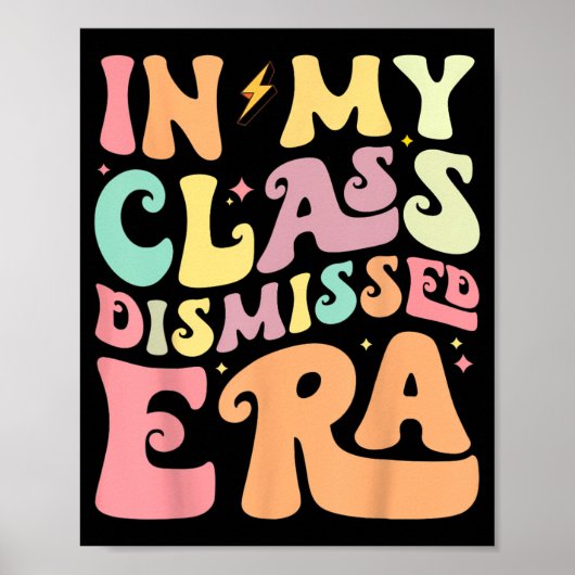 Poster Mon Era Rejetée De Cl Joyeux Jour D'Enseignement À (Devant)