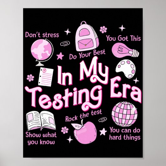 Poster Mon Era Test Enseignants Rock Le Test Test (Devant)