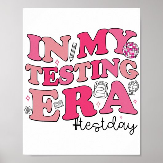 Poster Mon Era Test Enseignants Rock Le Test Test (Devant)