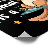 Poster Mon Esprit Animal Est Une Otter Mignonne Animal Dr (Coin)