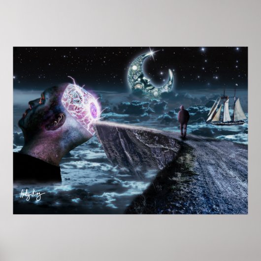 Poster Mon Esprit Brille - (Affiches) (Devant)