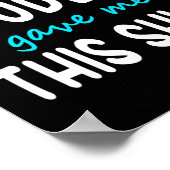 Poster Mon Étudiant Favori M'A Donné Ce Cadeau Enseignant (Coin)