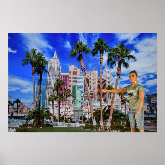 Poster Mon Extraordinaire hôtel à Vegas. (Devant)