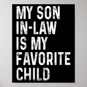 Poster Mon Fils En Droit Est Mon Enfant Favori Chemise Pè