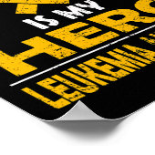 POSTER MON FILS EST MON HERO LEUKEMIA CONSCIENCE DE LA CH (Coin)