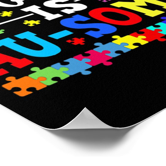 Poster Mon Frère Est Au Frère Sensibilisation sur l'autis (Coin)