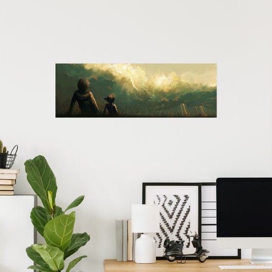 Poster mon garçon, vaincu (Bureau à domicile)