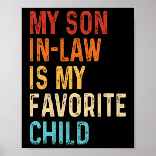 Poster Mon gendre est mon enfant préféré Mères Pères