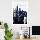 Poster Mon genre de ville (Bureau à domicile)