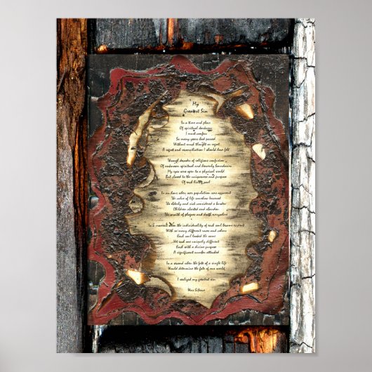 Poster Mon grand péché (Devant)