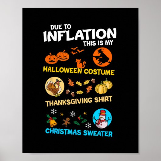 Poster mon halloween éffrayant (Devant)