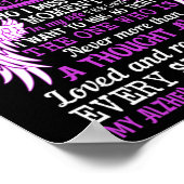 Poster Mon héros est Coeur Ange Pensée Le Guerrier d'Alzh (Coin)