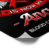 Poster Mon Héros Est Maintenant Mon Ange Cancer Sang Canc (Coin)