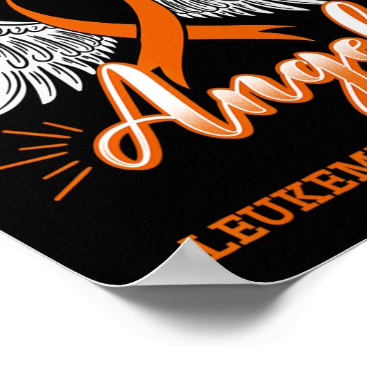 Poster Mon Héros Est Maintenant Mon Ange Leucémie Os Marr (Coin)