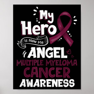 Poster Mon Héros Est Maintenant Mon Ange Myélome Multiple
