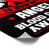 Poster Mon Héros Est Maintenant Mon Ange Sang Cancer Nuag (Coin)