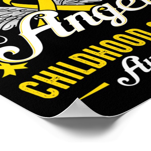 Poster Mon Héros est maintenant mon Ange Sensibilisation  (Coin)