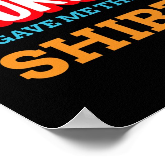 Poster Mon Infirmière Préférée M'A Donné Cette Patie Médi (Coin)