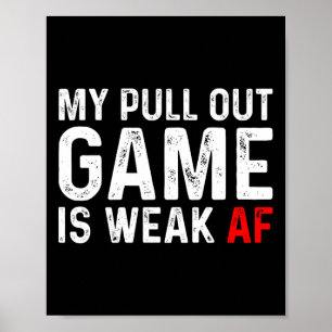 Poster Mon jeu de séduction est faible Mon jeu de séducti
