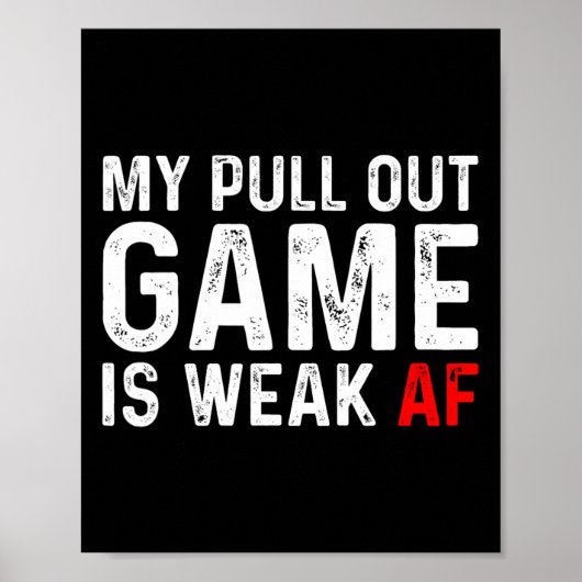 Poster Mon jeu de séduction est faible Mon jeu de séducti (Devant)